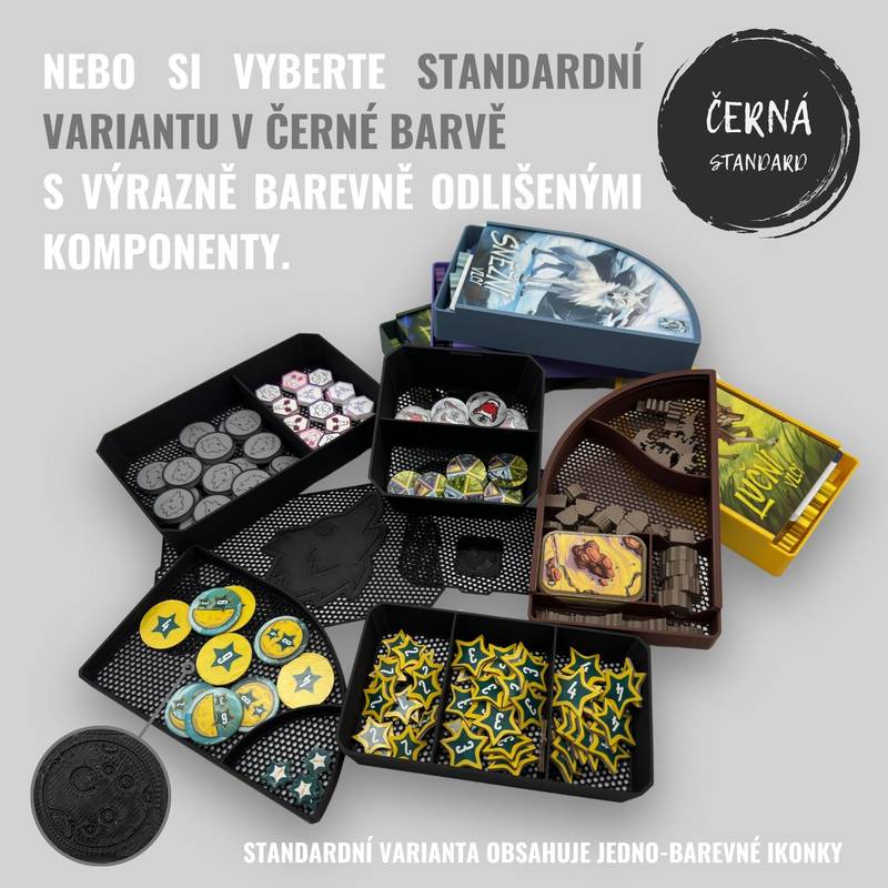 Vlci - INSERT do hry (79283) Barva: Černá NENÍ HRA! Insert: The Wolves