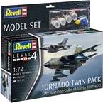 ModelSet letadlo 63801 - Tornado 50th Anniversary Twinpack (1:72)