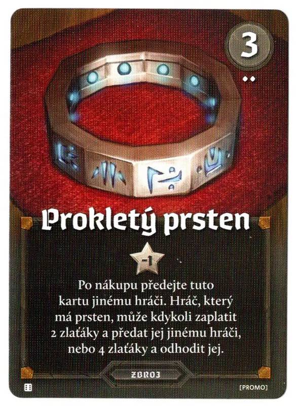 Hrdina v kostce: Prokletý prsten - promo karta