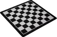 Černobílá neoprenová šachovnice (55 mm)