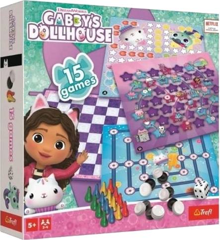 Sada 15 stolních her Gábinin kouzelný domek