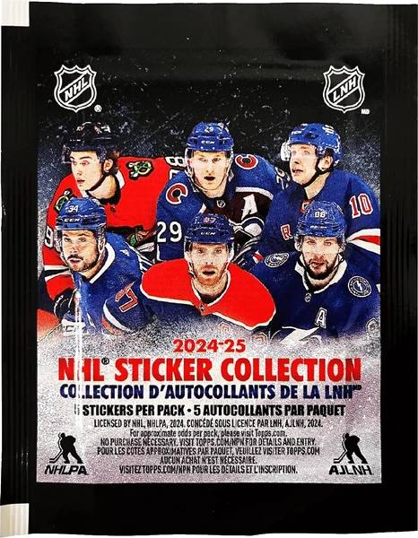hokejové samolepky NHL 2024/25 Collection Pack (5 ks)