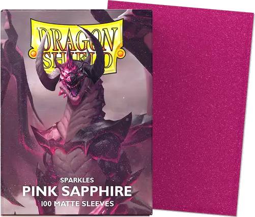 Blackfire Ochranné obaly na karty Dragon Shield - Dual Sleeves Glare Matte Pink Sapphire (100 ks)