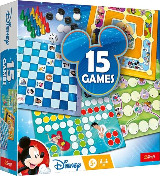 Sada 15 stolních her Disney