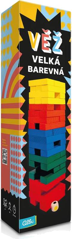 Velká barevná Věž s kostkou