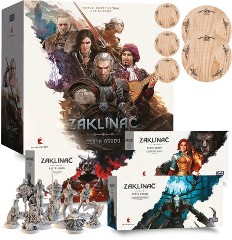 Komplet Zaklínač: Cesta osudu - Deluxe edice s podtácky