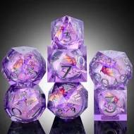 Sharp Edge Liquid Core Dice Set Dragon Luna (7)