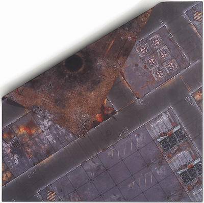 Oboustranná herní podložka 4'x4' (122 x 122 cm) - různé motivy Varianta: Quarantine and Fallout Zone