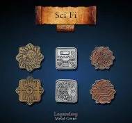 Sci-Fi Metal Coin Set
