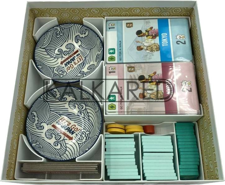 Insert pro Let's Go! To Japan (Deluxe) (995) Varianta: Bez misek NENÍ HRA!