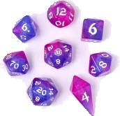 RPG Dice Set Fairy Farts (8)