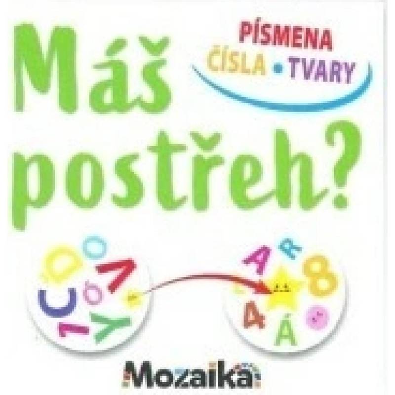 Krabička - Máš postřeh? - Písmena, čísla a tvary