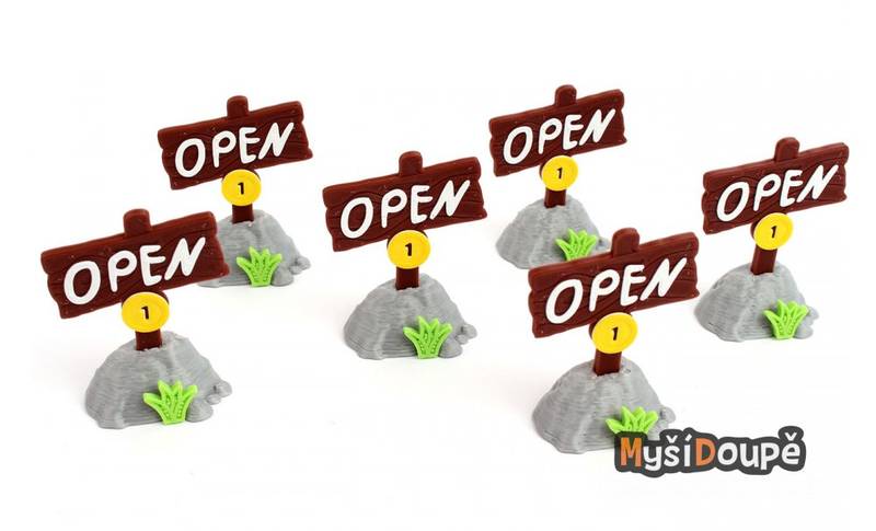 3D žetony otevřeno Divukraj