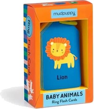 Mláďata zvířat karty na kroužku - AJ