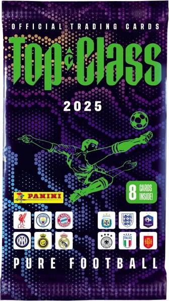 fotbalové karty TOP CLASS 2025 Booster