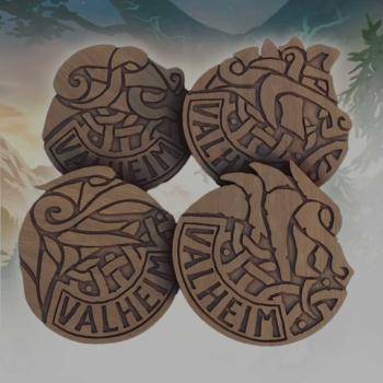 Valheim: Dřevěné pivní podtácky