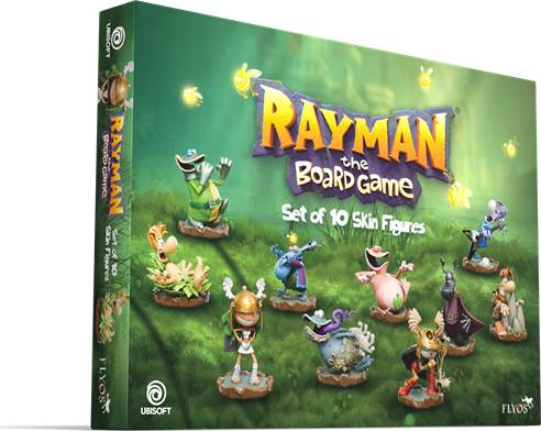 Rayman Set of 10 Skin Figures