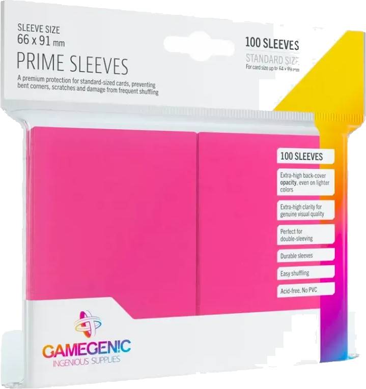 100 Gamegenic Prime Sleeves (Pink)