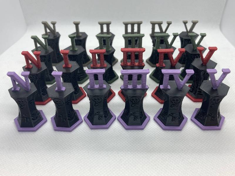 Cave Evil - vlajky čet