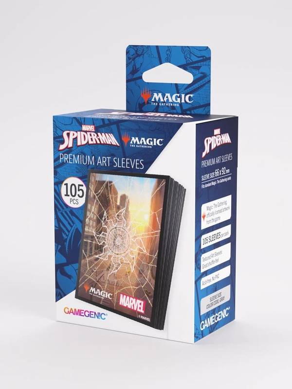 Ochranné obaly na karty Gamegenic - MTG x Marvel's Spider-Man: Premium Art Sleeves Spider-Man Plains (105 ks)