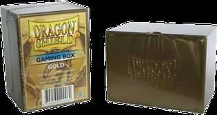 Dragon Shield Hard krabička - zlatá