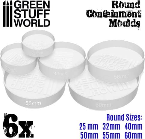 Formy na podstavce, kulaté