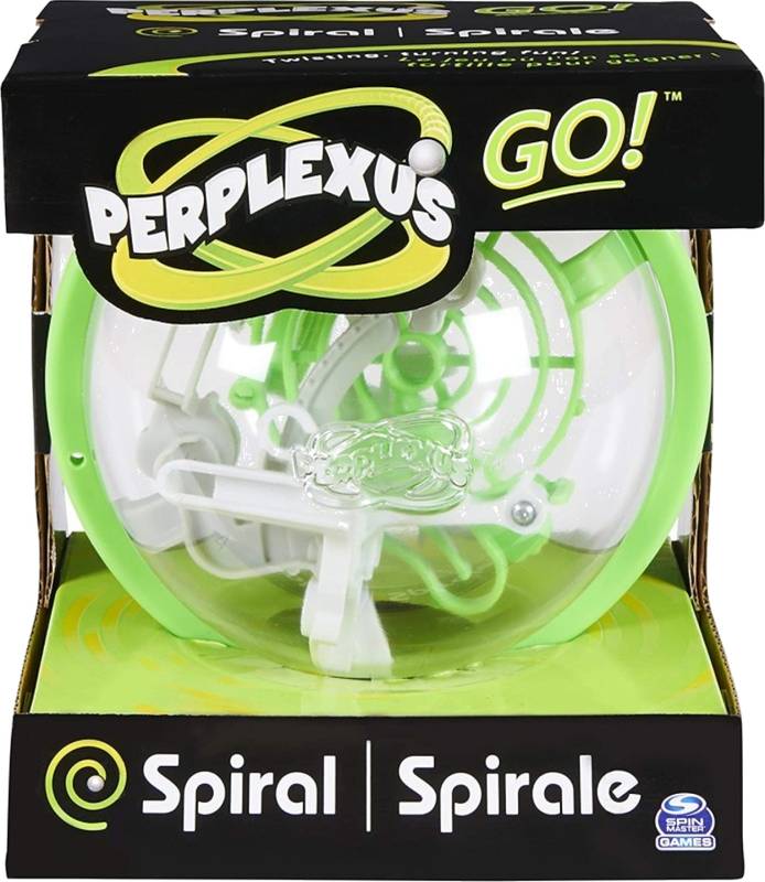 Spin master perplexus go! 3d labyrint spiral - 30 překážek