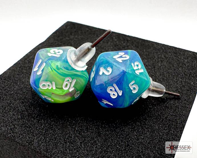 Náušnice Chessex Festive Waterlily D20 - pecka - 54509