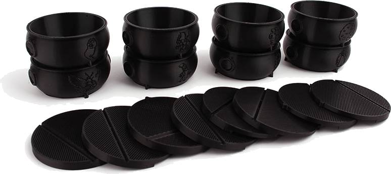 Kvedlalové - Kotlíky Varianta hry: Základní hra (8ks), Víčka a ohně: Kotlík s víčkem The Quacks of Quedlinburg - kotlíky