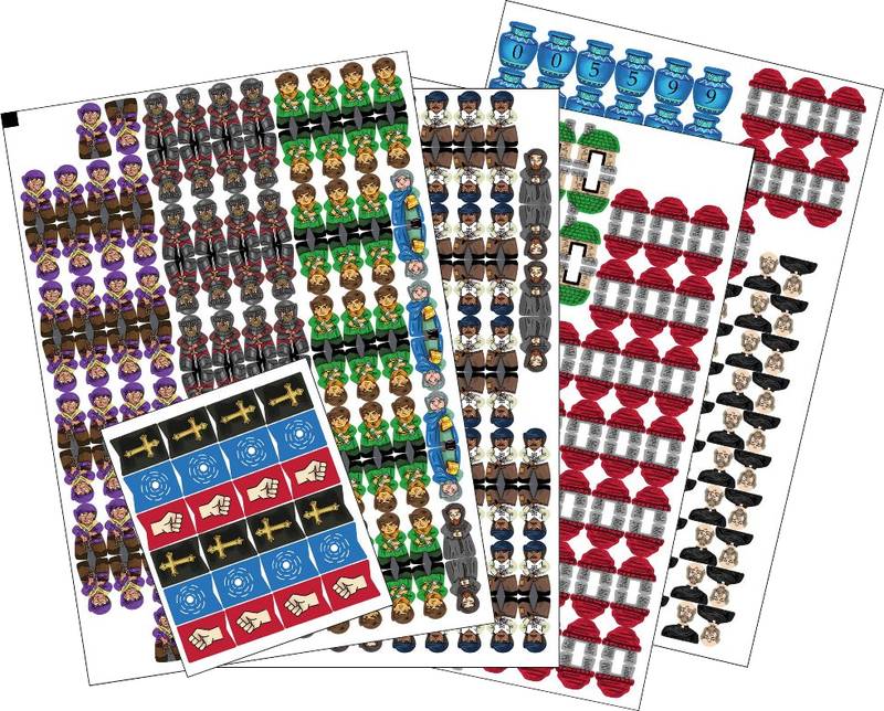 Samolepky pro Paladinové Západního království