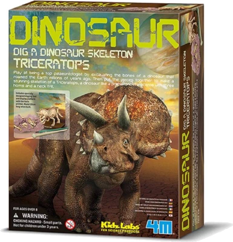 Kidzlabs dinosauří kostra - triceratops