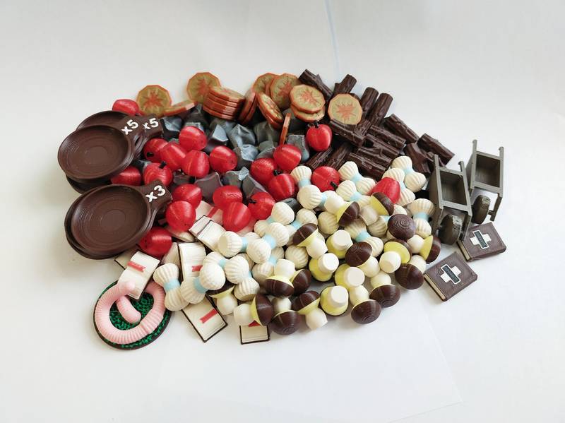 Útulná doupata - plastové žetony