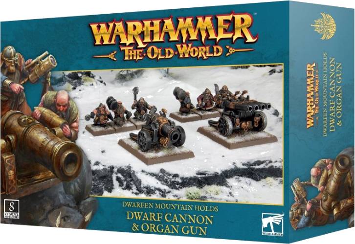 Warhammer The Old World - Dwarfen Mountain Holds: Dwarf Cannon and Organ gun