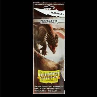 Dragon Shield Perfect Fit Sealable 100ks - Smoke