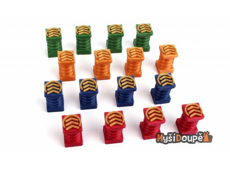 3D žetony Duna: Impérium - Ukazatele vlivu