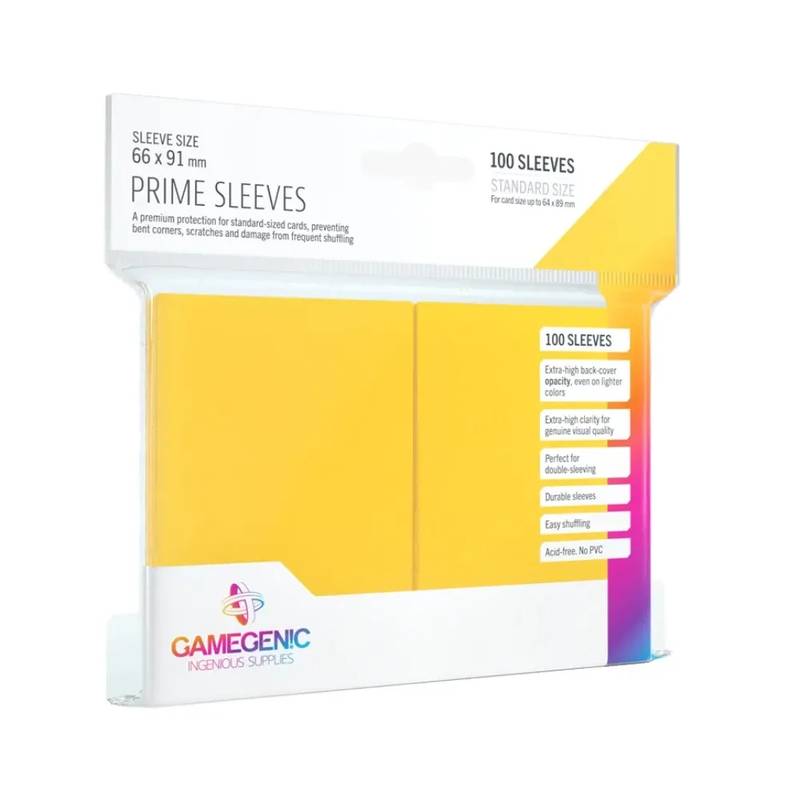 100 Gamegenic Prime Obalů (Žluté)