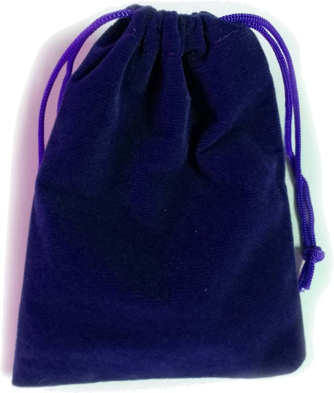 Semišový pytlík 9 x 12 cm (13 barev) Barva: Tmavě modrá
