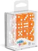 Dice Set Translucent Orange - D6 16mm (12x)