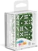 Dice Set Marble Green - D6 12mm (36x)