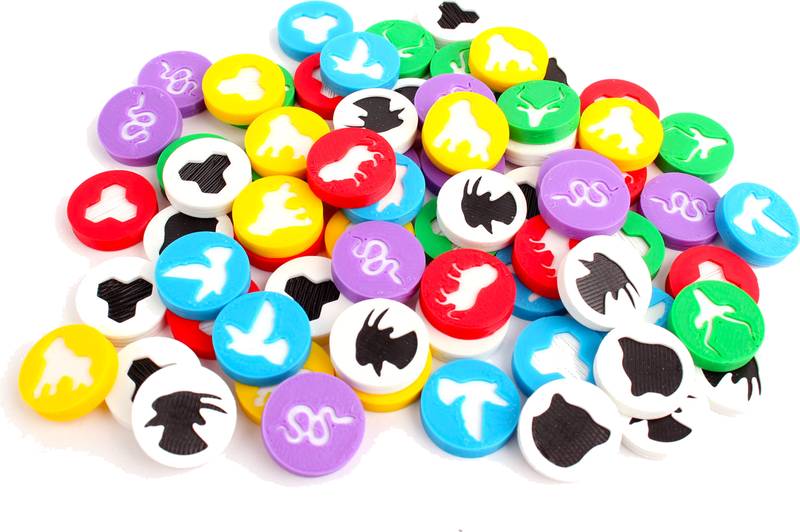 Archa Nova - Zvířata Ark Nova - žetony