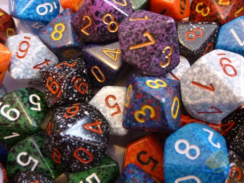 Kostka skvrnitá D10