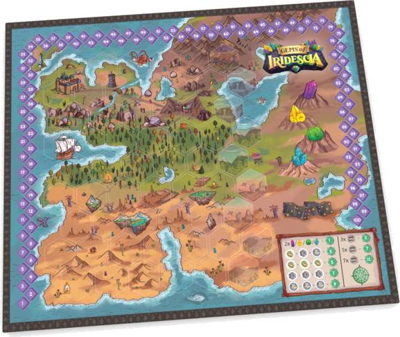 Gems of Iridescia: Neoprene Play Mat