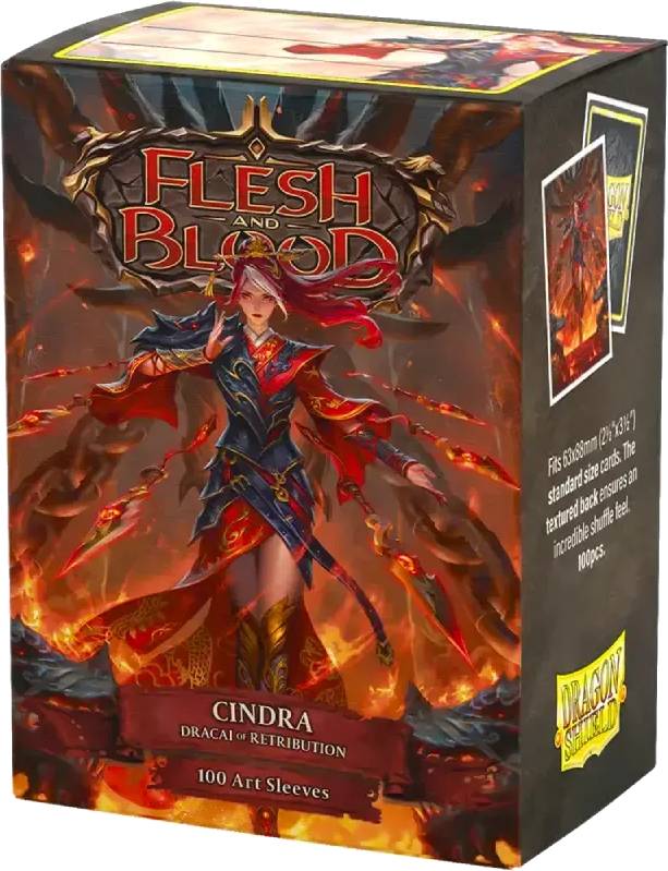 100ks Dragon Shield Art Obalů - Flesh and Blood Cindra