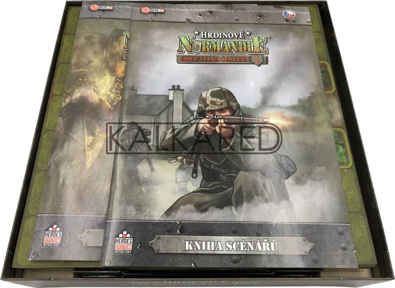 Insert pro Hrdinové Normandie (987H) NENÍ HRA! Insert: Heroes of Normandie
