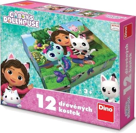 Gábi - Dřevěné kostky 12 ks