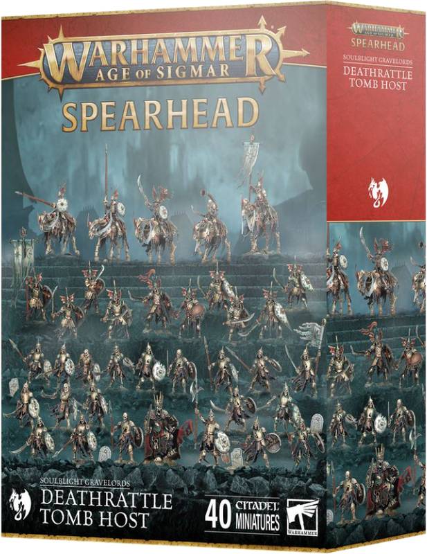 Warhammer Age of Sigmar - Spearhead: Soulblight Gravelords - Deathrattle Tomb Host