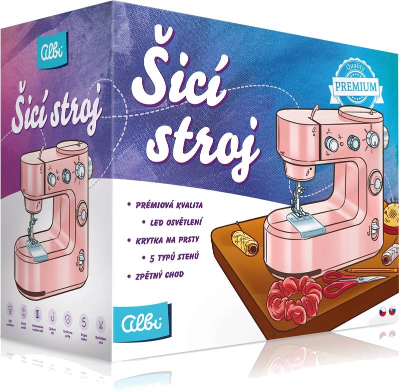 Šicí stroj - růžový (Science&Crafts)