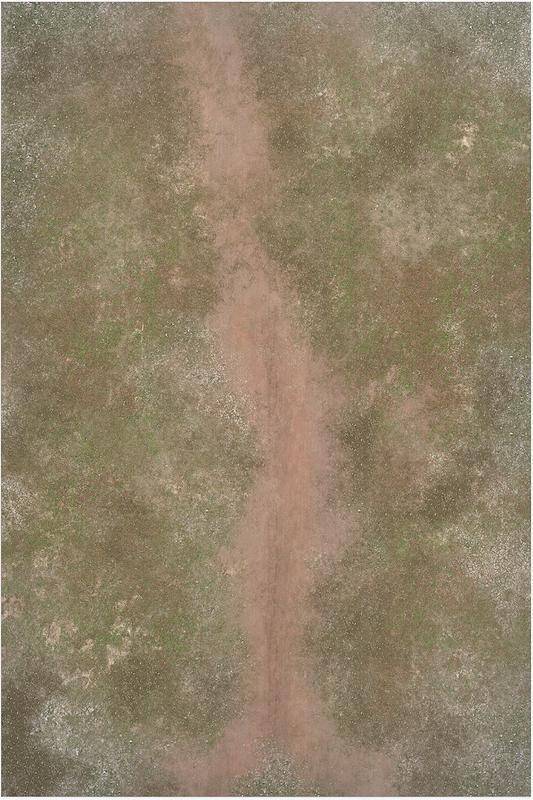 Herní podložka 6'x4' (183x122 cm) - různé motivy Barva: Battleground