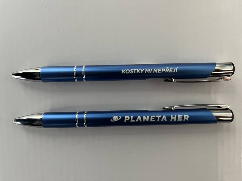 Propiska Planeta her - Kostky mi nepřejí - modrá