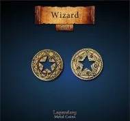Wizard Metal Gold Coin